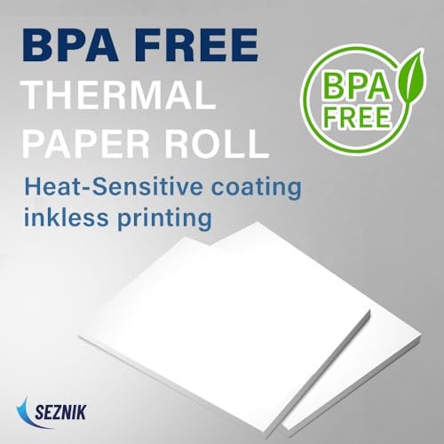 Seznik A4 Thermal Papers, Printing Paper, 210 mm width, 200 Sheets, 8 inch Paper for A4 Portable Thermal Printer - Image 5