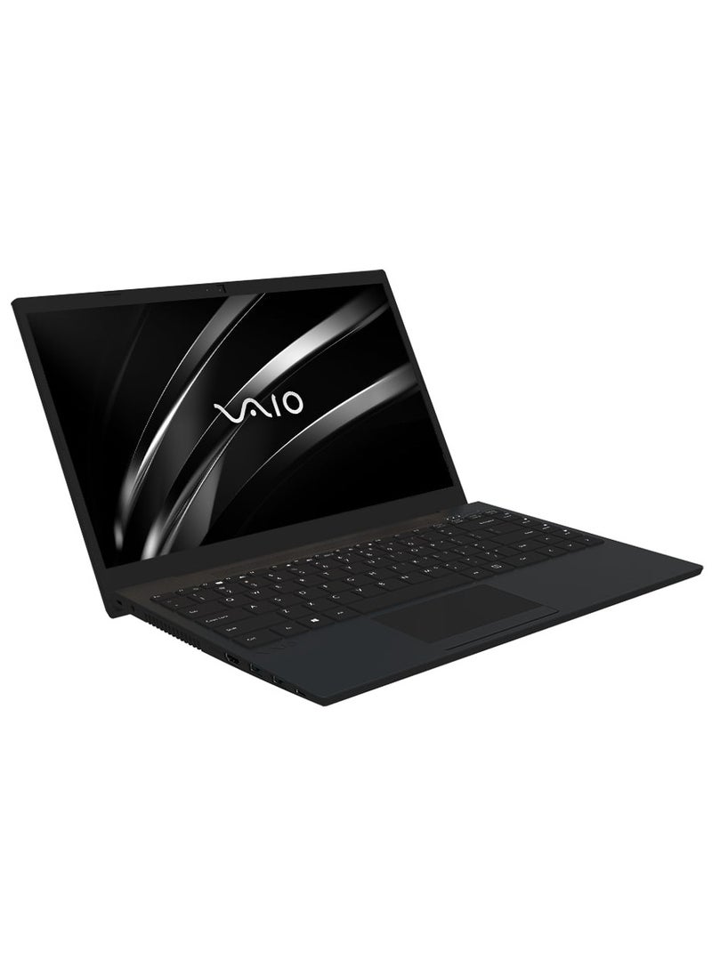VAIO - FE14 14 inch Premium Quality Laptop, 1920x1080 FHD IPS 16:9, Intel i7-1355U 13th Gen Processor, 16GB DDR4 Ram, 1TB SSD, Intel Iris Graphics, Win 11, English-Arabic Keyboard, Black - Image 1