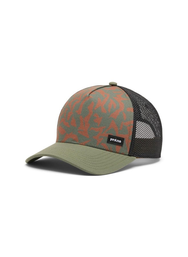 prAna Roads Ahead Trucker, Thyme Freestyle, O/S - Image 1