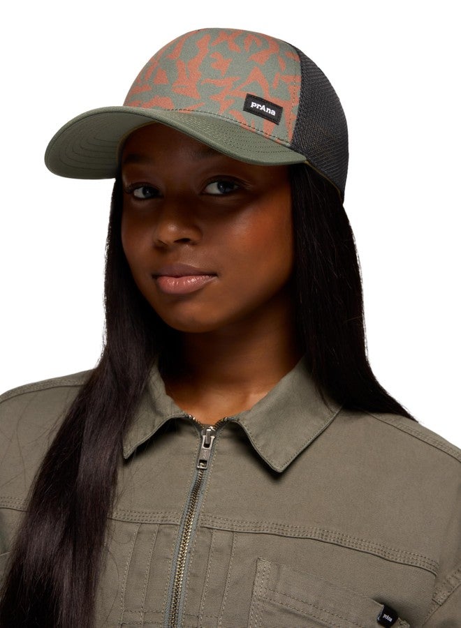 prAna Roads Ahead Trucker, Thyme Freestyle, O/S - Image 5