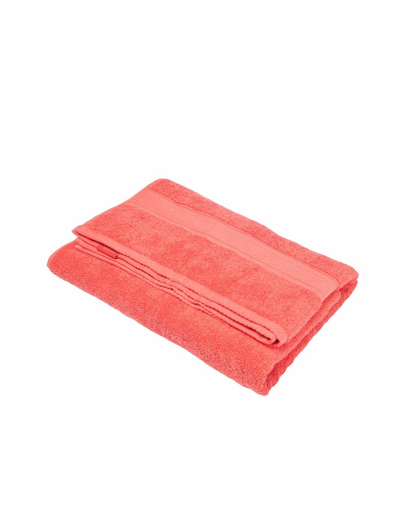 Jockey Cotton Bath Towel T101_Coral_Free Size - Image 1