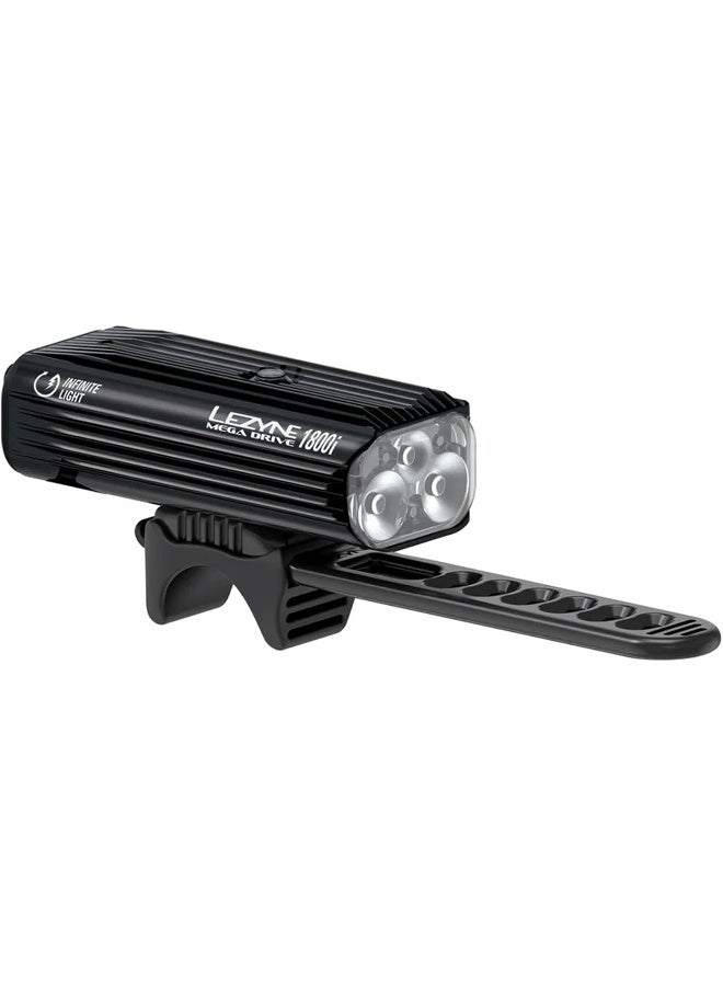 LEZYNE MEGA DRIVE 1800I FRONT BLACK - Image 2