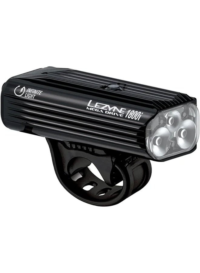 LEZYNE MEGA DRIVE 1800I FRONT BLACK - Image 1