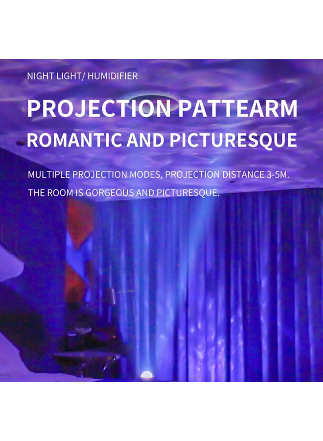 نيبمينينت مصباح عرض LED يعمل بالبلوتوث بتصميم سماء مليئة بالنجوم مع حامل ثلاثي القوائم أسود 13.80X13.20X13.20سم - Image 3