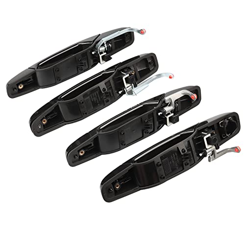 NPAUTO Black Exterior Outside Door Handle Replacement for Chevy Silverado 1500 GMC Sierra Yukon Cadillac Escalade Pickup Truck 2007 2008 2009 2010 2011 2012 2013 (Front Rear Driver & Passenger Side) - Image 4
