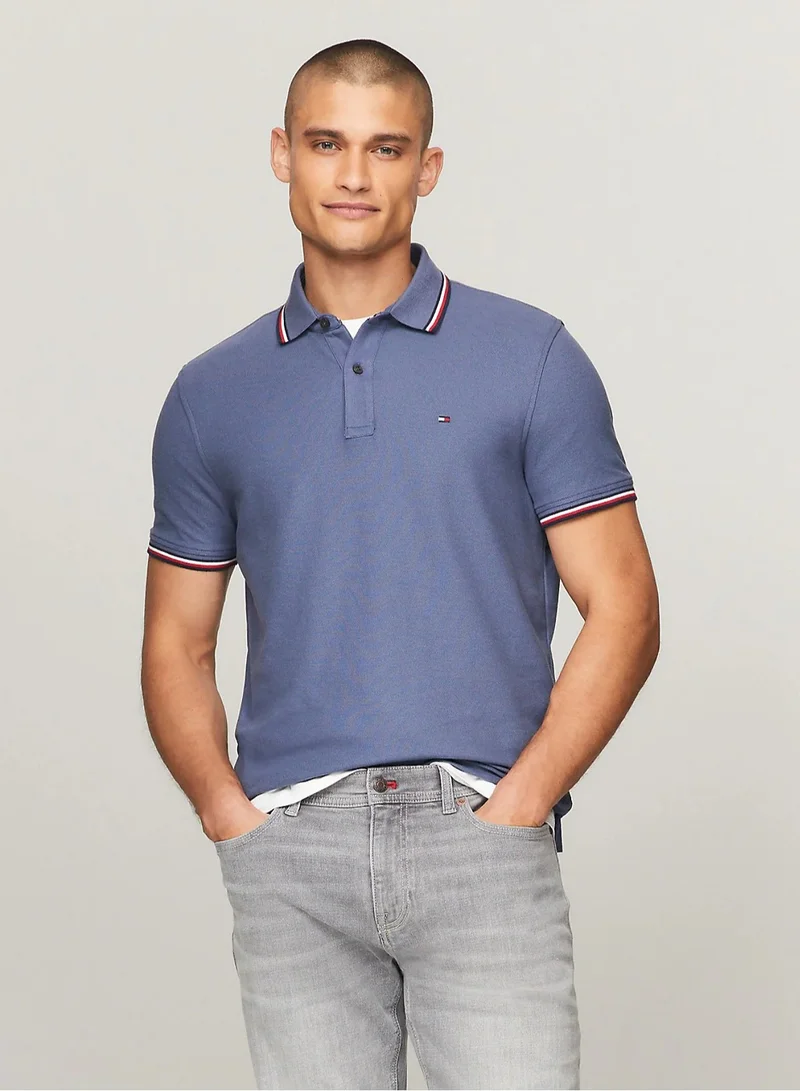 TOMMY HILFIGER Tipped Slim Fit Polo Shirt