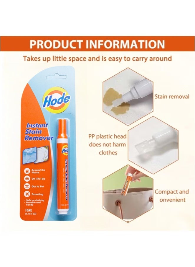 ثلاثة أقلام لتنظيف البقع الفورية، مزيل بقع الملابس، قلم تبييض متعدد الاستخدامات، محمول وسهل الحمل، يزيل بقع الطعام والشراب. - Image 5