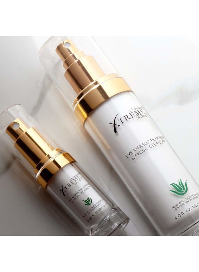 Xtreme Lashes ® Eye Makeup Remover & Facial Cleanser (4 Fl Oz) | Lash Cleanser & Shampoo for Healthy Lashes - Image 3