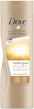 Dove 3 Pack of Dove Nourishing Body Care Visible Glow Gradual SelfTan Fair to Medium Body Lotion 400ml - Image 2