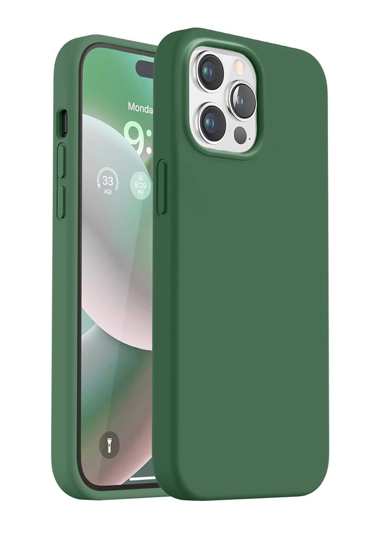 بورتوني جراب iPhone 14 Pro من السيليكون السائل مضاد للخدش ومضاد لبصمات الأصابع وغطاء واقٍ مقاوم للصدمات ناعم حريري الملمس لهاتف Apple iPhone 14 Pro - Image 1