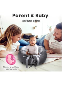 Moro Moro Soft Cotton & Velvet Baby Nest – Breathable & Adjustable for Newborns  - Image 2