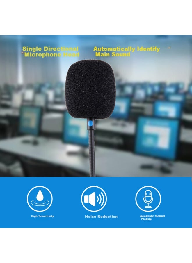 Danyin D9000 English Oral Exam Headset Computer Headphones With Microphone Wired Headset For Man-Machine Dialogue In High School Entrance Examination, Online Classes, Noise Reduction Recording 3.5Mm D - Image 2