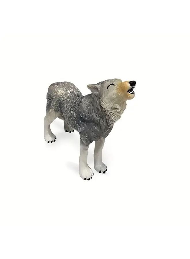 Wolf Model 15167 D Animal Toy Solid Simulated Figure - Image 1
