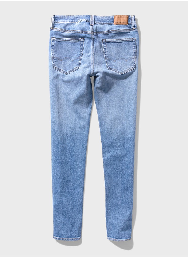 American Eagle - Medium Wash Slim Fit Jeans - Image 1