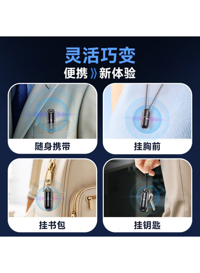 aigo مسجل صوت، تقليل الضوضاء عالي الدقة، تسجيل بضغطة واحدة، مسجل صوت ذكي للأعمال، محمول صغير للتفريغ - Image 4