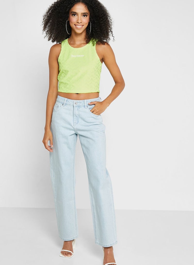 جوسي كوتور بلوزة قصيرة بشعار الماركة - Image 4