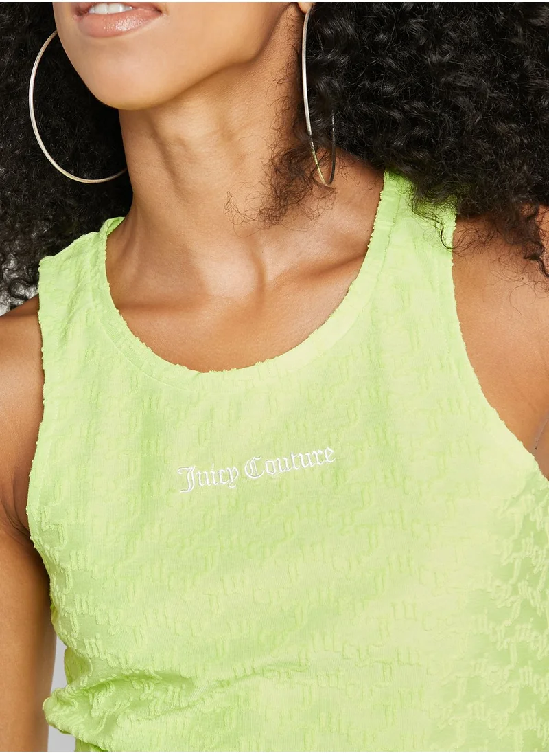 Juicy Couture Logo Knitted Tank Top