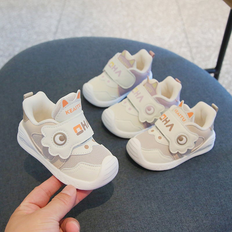 Baby toddler shoes soft bottom cute cartoon boys and girls 0 a 2 years old baby toddler key shoes children''s functional shoes - Image 1