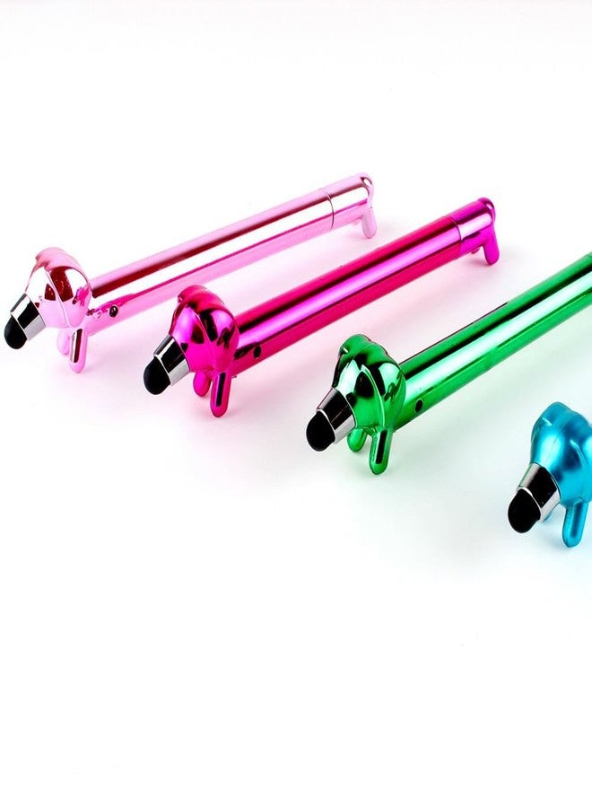 QFSH 5 Pcs Funny Ballpoint Pens Cute Dachshund Pens for School Students 1mm, Black Ink Cartoon Dogs Ballpoint Pens for Office Supplies - Image 4