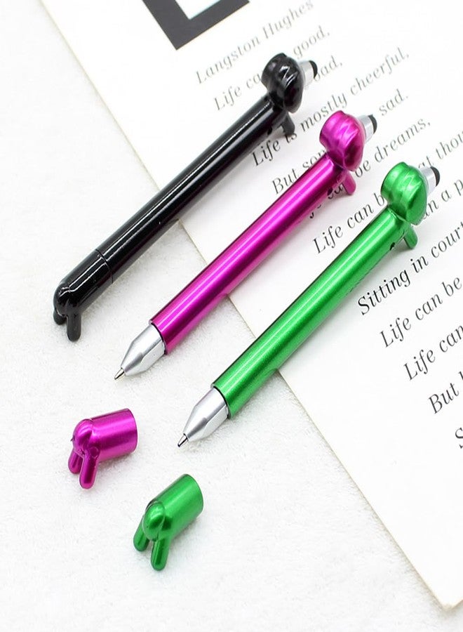 QFSH 5 Pcs Funny Ballpoint Pens Cute Dachshund Pens for School Students 1mm, Black Ink Cartoon Dogs Ballpoint Pens for Office Supplies - Image 3