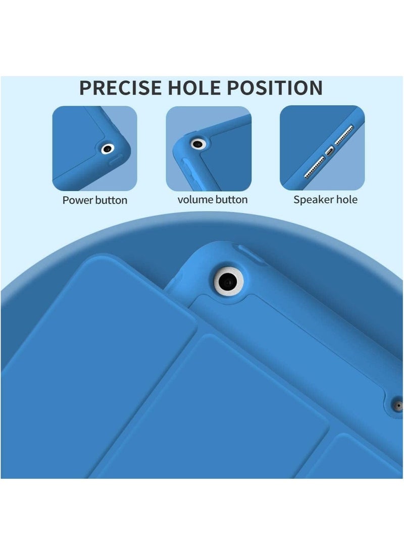 ELTRAZONE iPad 9th/8th/7th Generation case (2021/2020/2019) iPad 10.2-Inch Case with Pencil Holder [Sleep/Wake] Slim Soft TPU Back Smart Magnetic Stand Protective Cover Cases - Image 5