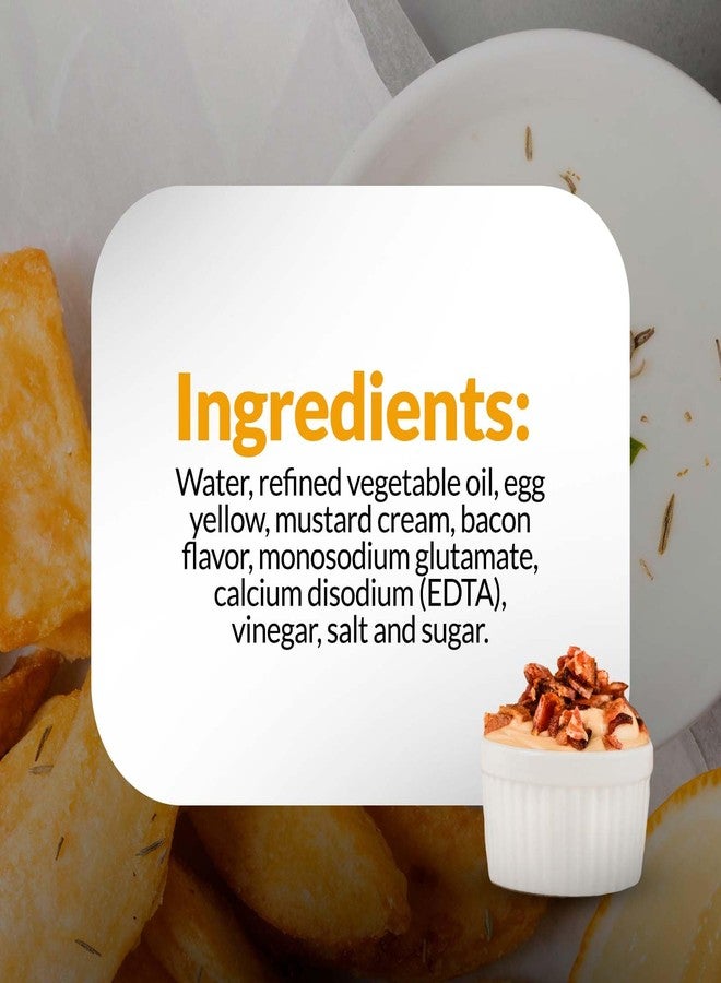 FRITZ Bacon Sauce (240 g) - Especially Ideal for your meals, Hot Dogs, Burgers, Sandwich Spread - Barbecue Sauce Salad Toppings Enhances Flavors and Adds a Smokey Kick - Image 4