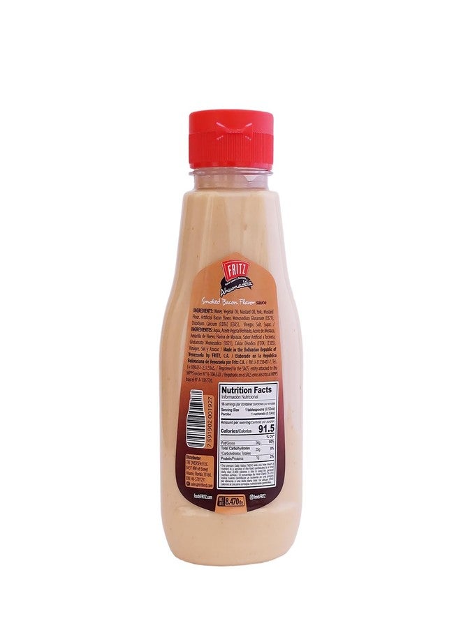 FRITZ Bacon Sauce (240 g) - Especially Ideal for your meals, Hot Dogs, Burgers, Sandwich Spread - Barbecue Sauce Salad Toppings Enhances Flavors and Adds a Smokey Kick - Image 2