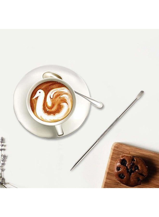 PZRT 304 Stainless Steel Coffee Art Pen Barista Cappuccino Espresso Coffee Decorating Latte Art Pen Fancy Cafe Tool - Image 5