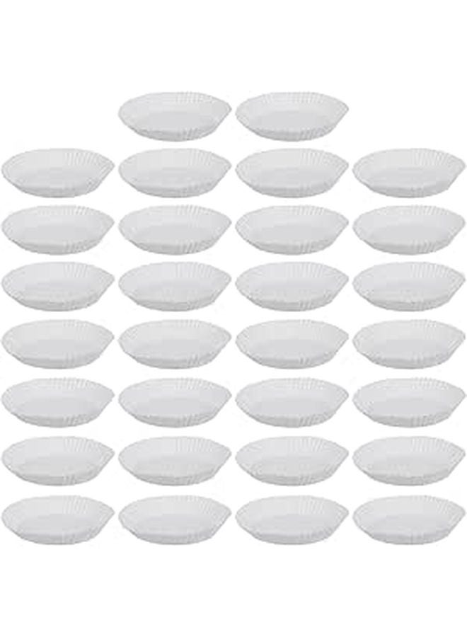 30 Pcs Non Stick Air Fryer Paper Liners 16cm Diameter Heat Resistant Oilproof Baking Pads - Image 1