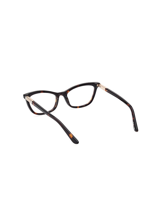 GUESS Women's's Rectangular Eyeglass Frames Dark Havana GUESS GU5019805252 52 mm - Image 3
