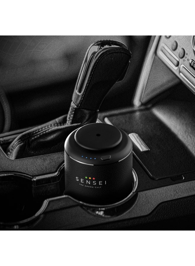 SENSEI Car Aroma Diffuser with Free Aroma Oil Included, Rechargeable or USB Car Air Freshener with Long Lasting Fragrance | AROMA 24/7 Sensei - Image 2