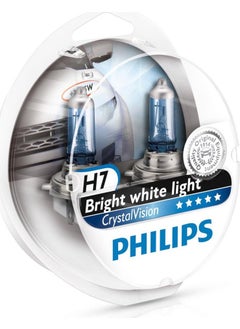 Philips H7 Type Crystal Vision Bulb Set 104928 