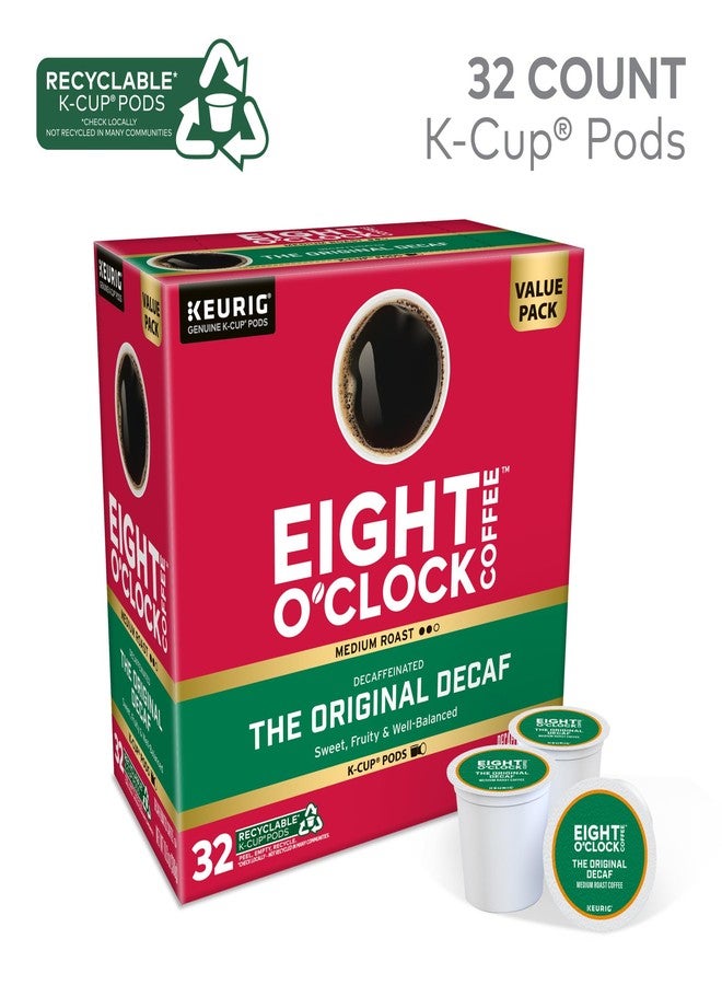 Eight O'Clock Coffee The Original Decaf, Single-Serve Keurig K-Cup Pods, Medium Roast Coffee Pods, 1 Count (Pack of 32) - Image 2