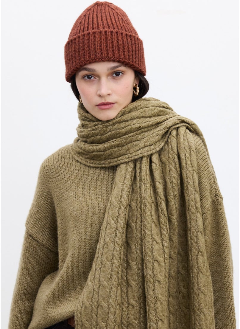 Manuka - Hair Braided Scarf Soil - Image 1