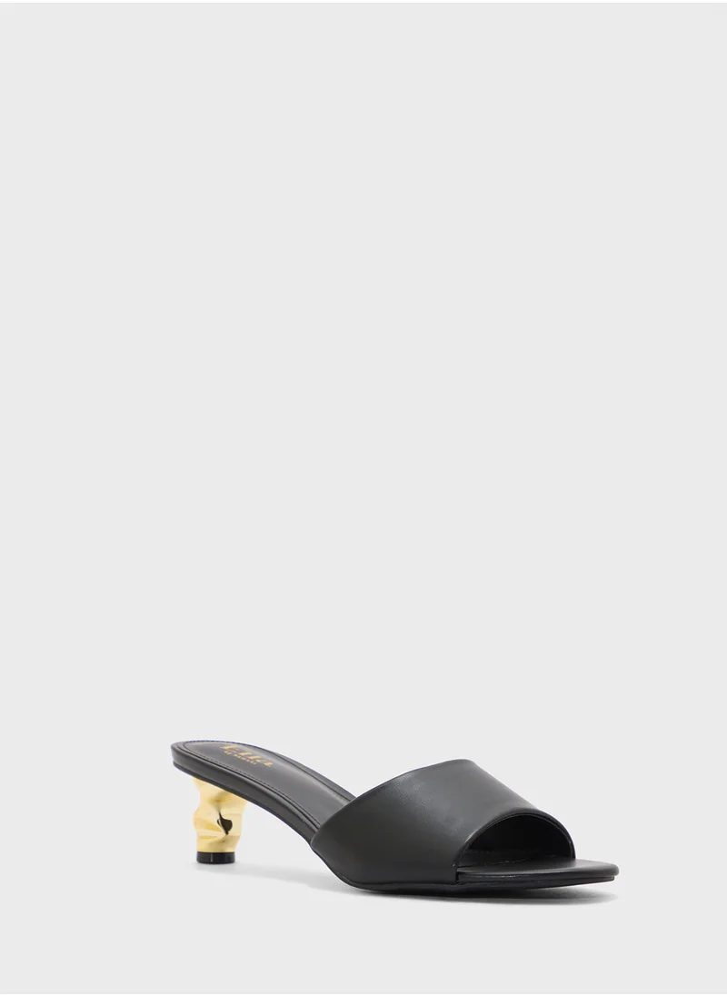 ايلا Interest Heel Mule Sandal