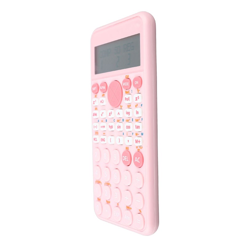 Scientific Calculator 2 Rows LCD Display 240 Functions Battery Powered Desk Calculator for Office School Business - Image 4