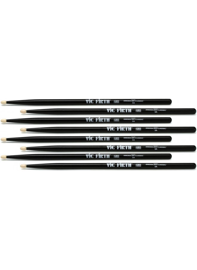 Vic Firth Vic Firth Buy 3 Pairs of Black Drumsticks Get 1 Free 5A 