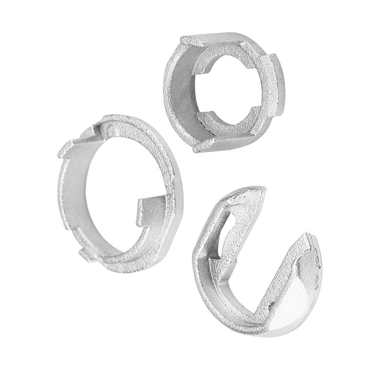 طقم إصلاح قفل باب السيارة العالمي الأمامي الأيسر الأيمن، مصنوع من مادة معدنية وسهل التركيب - Image 5