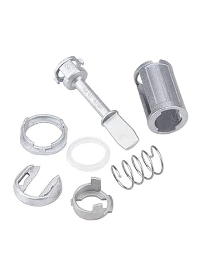 طقم إصلاح قفل باب السيارة العالمي الأمامي الأيسر الأيمن، مصنوع من مادة معدنية وسهل التركيب - Image 1