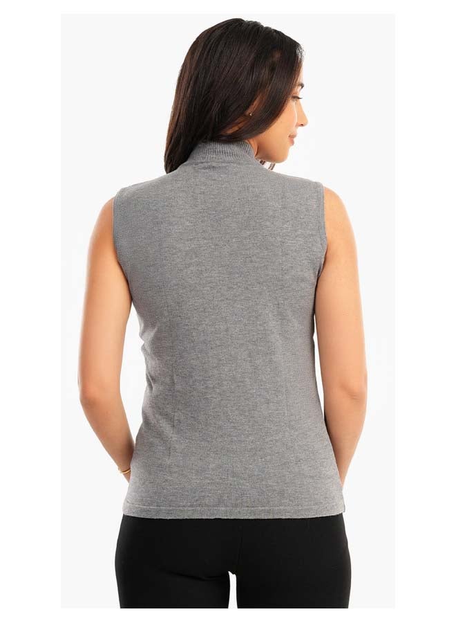 Carina Sleeveless High Neck Pullover - Image 3