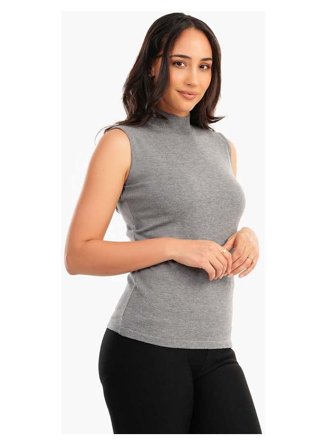 Carina Sleeveless High Neck Pullover - Image 2