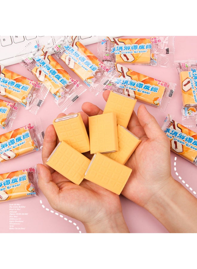 HELPS Creative Scented Ice Cream Eraser Cartoon Fun Student Gift Clean Traceless Stationery Eraser Small Gift - Image 4