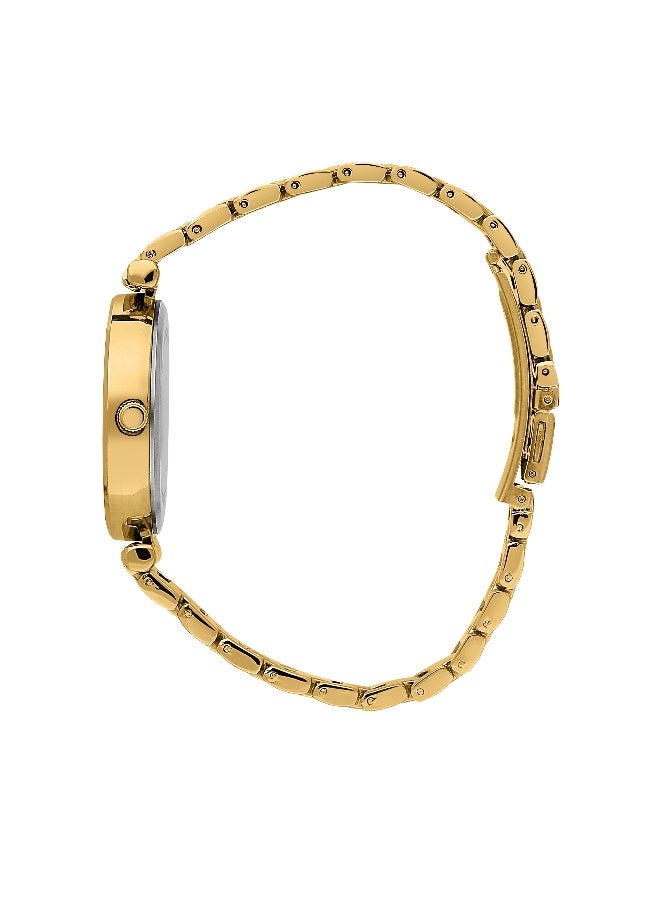 B&G Women's Gold Round Analog Dial with Gold Alloy Band Watch - 35mm - R3853302509 - Image 3
