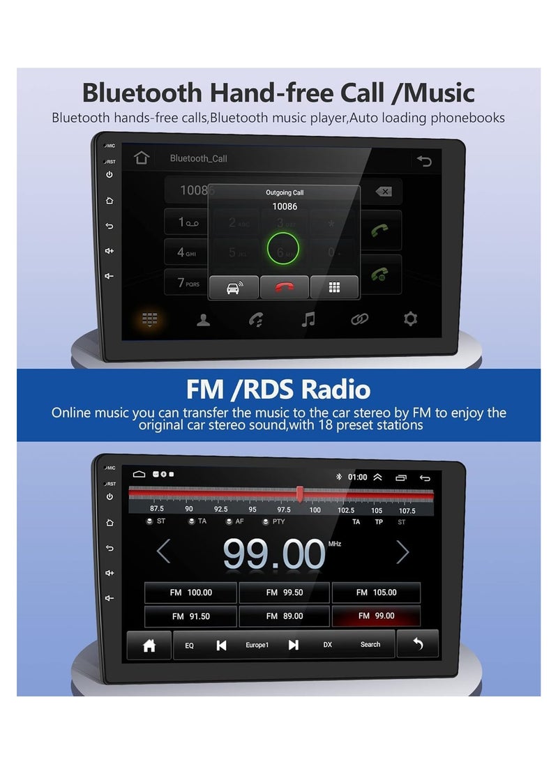 SHEZA STAR - Android Car Stereo for Mercedes Benz E-Class W211 E200 CLS 2002 To 2010 6GB RAM 128GB ROM Mirror-Link Wi-Fi BT, GPS Nav, 9 Inch Support SIM Card, Apple Carplay, IPS Touch Screen with AHD Backup Camera - Image 1