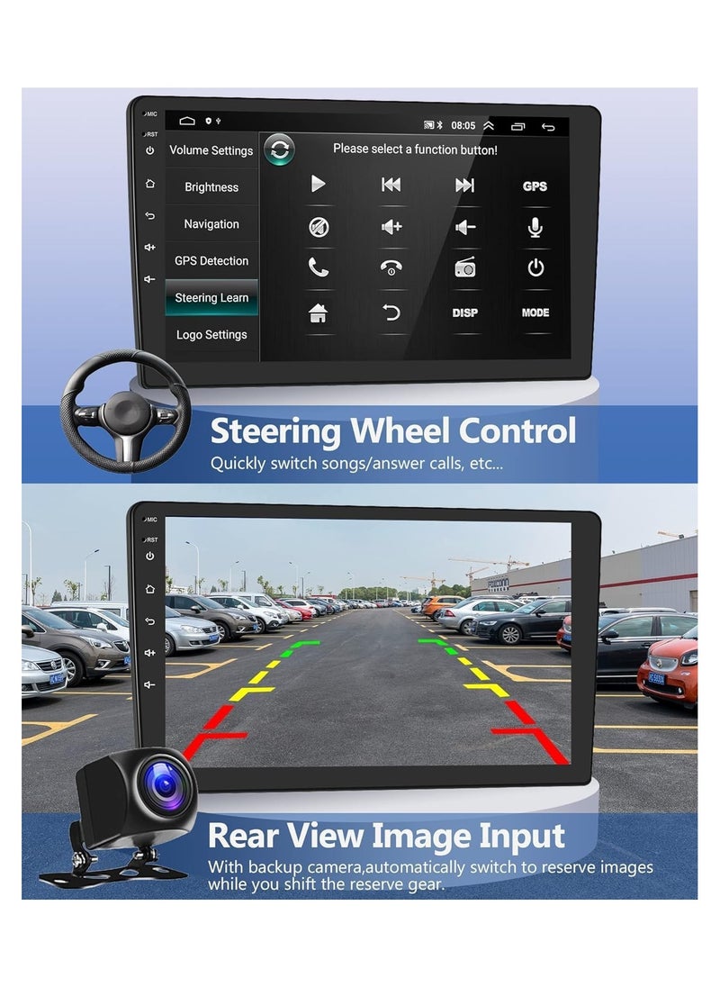 SHEZA STAR - Android Car Stereo for Mercedes Benz E-Class W211 E200 CLS 2002 To 2010 6GB RAM 128GB ROM Mirror-Link Wi-Fi BT, GPS Nav, 9 Inch Support SIM Card, Apple Carplay, IPS Touch Screen with AHD Backup Camera - Image 1
