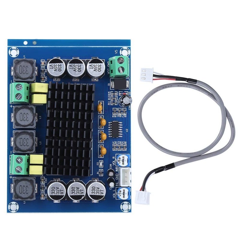 XH M543 Digital Amplifier Module 120Wx2 High Power 2 Channel Class D Audio Board 92x68x16mm - Image 2
