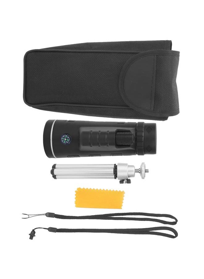 Thoraya 40x60 Monocular Single Tube Telescope High Power HD Glimmer Broadband Green Film Large Eyepiece with Bracket  - Image 2