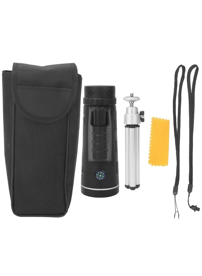 Thoraya 40x60 Monocular Single Tube Telescope High Power HD Glimmer Broadband Green Film Large Eyepiece with Bracket  - Image 3