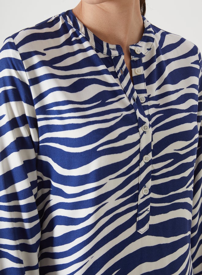 LC WAIKIKI Crew Neck Zebra Patterned Women'S Dress  - Image 3