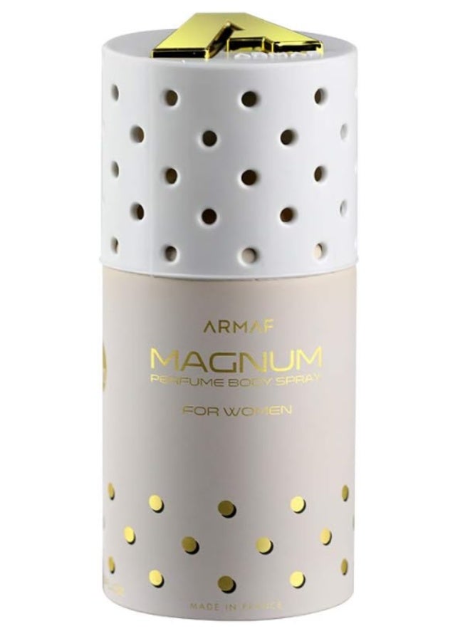 أرماف بخاخ معطر للجسم ماجنوم A10 للنساء من ارماف، لون أبيض، 250 مل - Image 1